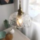 Hammer Glass Ceiling Light Bedroom Living Room Irregular Brass Glass Pendant Light