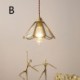 Modern Simple Glass Ceiling Light Bedroom Living Room Mini Glass Pendant Light