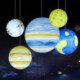 Unique Solar System Planets Chandelier Restaurant Kids Room Nordic Planet Design Pendant Lamp