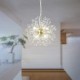 Elegant Chandelier Bedroom Office LED Dandelion Crystal Pendant Light