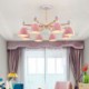 Creative Wood Chandelier Study Living Room Nordic Macaron Pendant Light