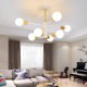 Creative Magic Bean Lighting Bedroom Living Room Nordic Solid Wood Pendant Light