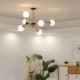 Nordic Magic Bean Pendant Light Fitting Living Room Bedroom Creative Wooden Light