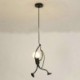 Little Man Shape Lamp Creative Light Bar Hallway Light Modern Simple Pendant Light