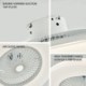 LED Fan Ceiling Light Trichromatic Dimming with 3-Speed Remote Control