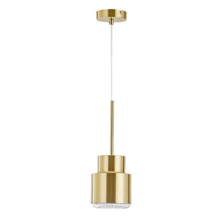 Golden Cylinder Lamp Postmodern Glass Pendant Light Bright Lighting Living Room Restaurant Light