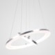 40+20cm Modern LED Pendant Light Acrylic 2 Rings Lamp