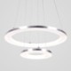 40+20cm Modern LED Pendant Light Acrylic 2 Rings Lamp