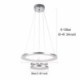 40+20cm Modern LED Pendant Light Acrylic 2 Rings Lamp