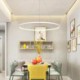 60cm/80cm Modern LED Pendant Light Circle Lamp