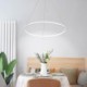 60cm/80cm Modern LED Pendant Light Circle Lamp