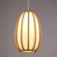 Bamboo Pendant Light for Visual Comfort