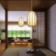 Bamboo Pendant Light for Visual Comfort