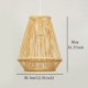 Bedside Bamboo Woven Pendant Light