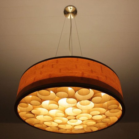 Retro Style Ceiling Light Living Room Bedroom Light Hand Woven Bamboo Pendant Light