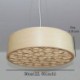 Retro Style Ceiling Light Living Room Bedroom Light Hand Woven Bamboo Pendant Light