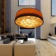 Retro Style Ceiling Light Living Room Bedroom Light Hand Woven Bamboo Pendant Light