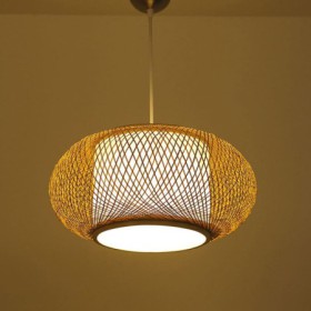 Visual Comfort Decorative Bamboo Pendant Light