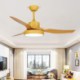 LED Ceiling Fan with 3 Blades and Remote Control