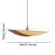 Living Room Bedroom Tearoom Lighting Creative Leaf Pendant Light Contemporary Bamboo Pendant Light