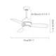 Remote Controlled LED Ceiling Fan