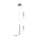 Modern Round Pendant Light Living Room Bedroom Shop Window Bar Light Nordic Cylindrical Pendant Light