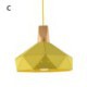 Colorful Geometric Metal Pendant Light