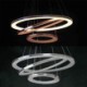 60+50+30cm Modern LED Pendant Light Acrylic 3 Rings Lamp