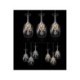 Three Light Crystal LED Mini Pendant Energy Saving