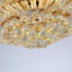 Exquisite Small Crystals Decoration Light with Remote Control Modern Ceiling Fan Light Mute Fan Light