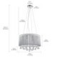 Drum Modern 4 Light Minimalist Pendant Crystal Ceiling Light Crystal Pendant Lighting