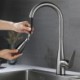 Kitchen Sink Faucet with Single Handle and Pull Out Sprayer