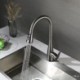 Kitchen Sink Faucet with Single Handle and Pull Out Sprayer