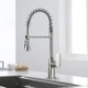 Commercial Stainless Steel Pull Down Sprayer Kitchen Sink Faucets