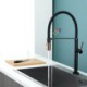 Single Handle Kitchen Faucet Single Hole Swivel Rubber Mixer Taps