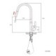 Pull-Out Kitchen Faucet Brass Sink Mixer Tap