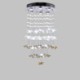 Creative Butterfly Glass Pendant Light Bedroom Living Room Nordic LED Pendant Light