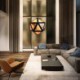 Diamond Shaped 3D Translucent Geometric Pendant Light