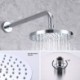 Im-wall Rain Shower System with Contemporary Round Shower Faucet