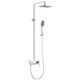 Hand Shower+Rainfall Shower Head Modern Shower Faucet System Five Colors Optional