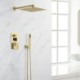 Concealed Shower Faucet System with LED Digital Display