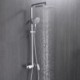 Rainfall Shower Head System With Tub Spout Luxury Rain Mixer Combo Set