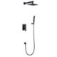 Bathroom Shower Faucet with Rainfall Shower Head and Handheld Spray