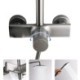 Bathroom Wall Mounted Shower Faucet Set with High Pressure Rain Shower Head