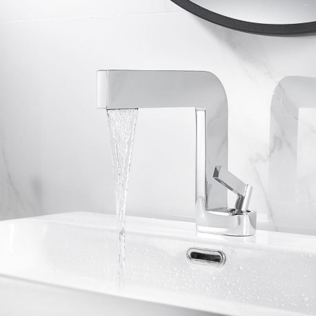 Square Brass Basin Mixer Tap 4 Colors Available