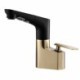 Brushed Gold/Black/Chrome Color Liftable Pull-Out Basin Mixer Tap Brass Countertop Faucet