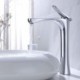 Optional Brushed Gold/Chrome Single Lever Basin Mixer Tap Bathroom Sink Faucet