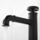 Industrial Style Brass Black Basin Mixer Tap Countertop Faucet