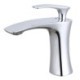 Brushed gold/black/chrome single lever basin mixer tap bathroom countertop short faucet