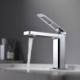 Creative Hollow Out Lever Design Faucet Modern Brass Basin Mixer Tap Single Lever